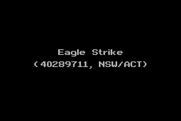 Eagle Strike (40289711, NSW/ACT)