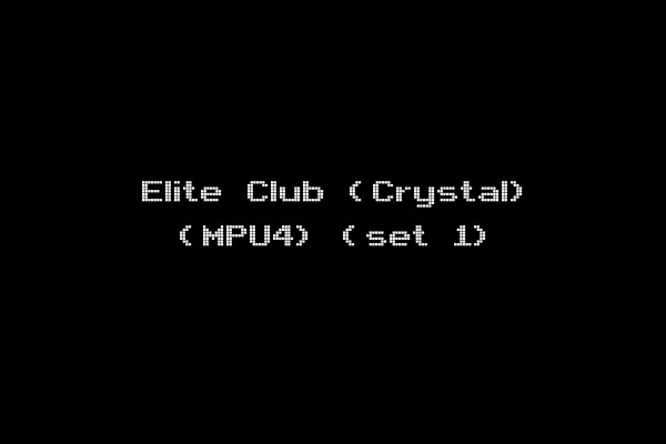 Elite Club (Crystal) (MPU4) (set 1)