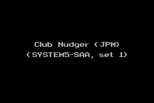 Club Nudger (JPM) (SYSTEM5-SAA, set 1)