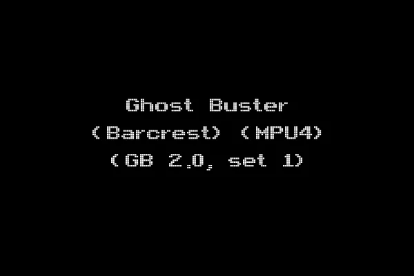 Ghost Buster (Barcrest) (MPU4) (GB 2.0, set 1)