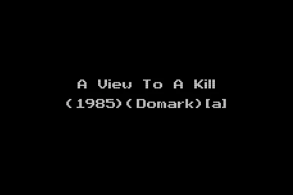 A View To A Kill (1985)(Domark)[a]