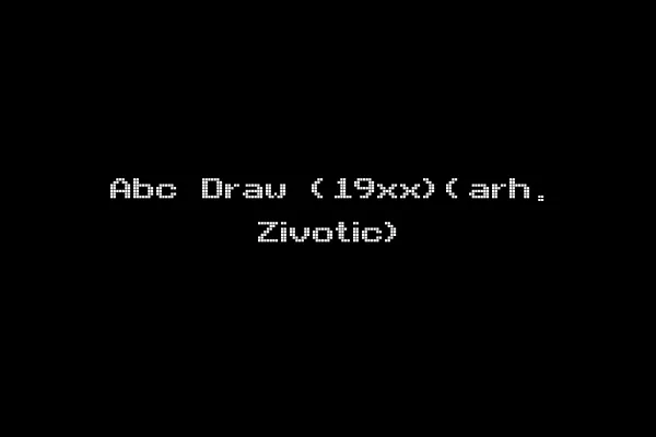 Abc Draw (19xx)(arh. Zivotic)