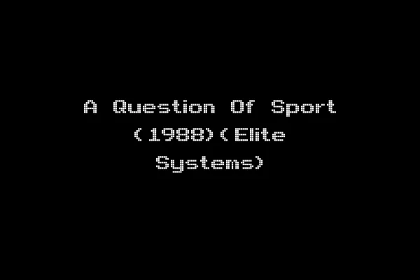 A Question Of Sport (1988)(Elite Systems)