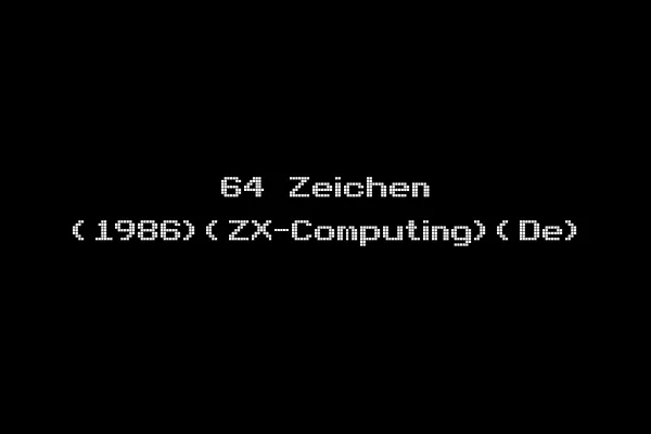 64 Zeichen (1986)(ZX-Computing)(De)