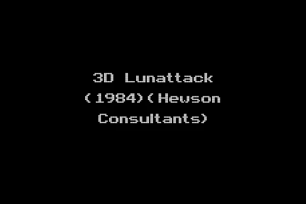 3D Lunattack (1984)(Hewson Consultants)