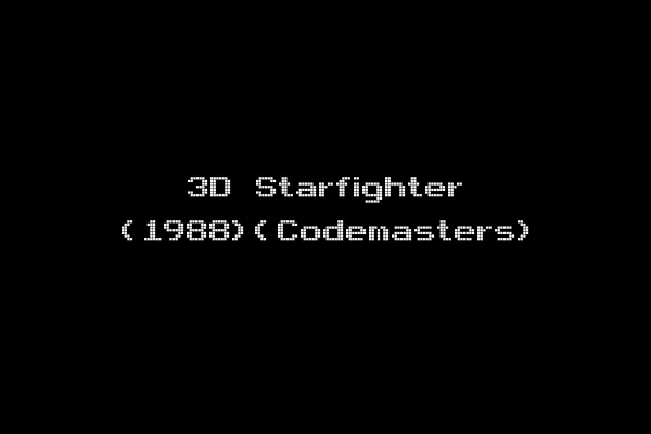 3D Starfighter (1988)(Codemasters)