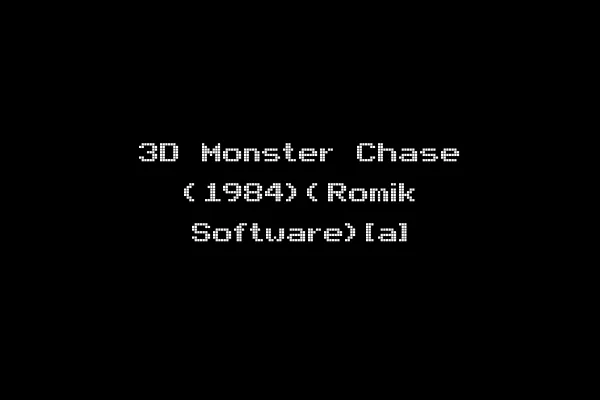 3D Monster Chase (1984)(Romik Software)[a]