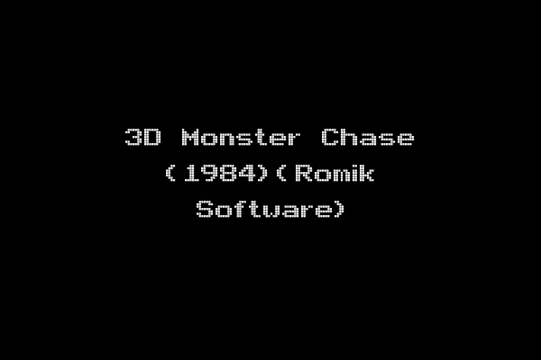 3D Monster Chase (1984)(Romik Software)