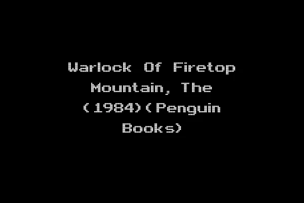 Warlock Of Firetop Mountain, The (1984)(Penguin Books)