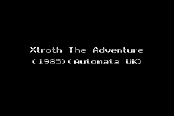 Xtroth The Adventure (1985)(Automata UK)