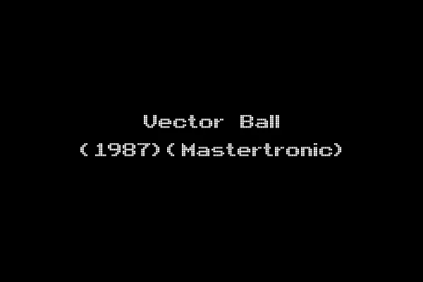 Vector Ball (1987)(Mastertronic)