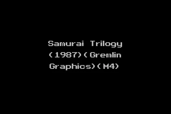 Samurai Trilogy (1987)(Gremlin Graphics)(M4)