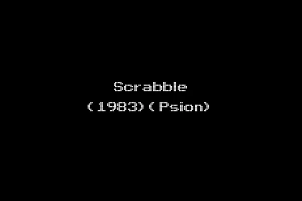 Scrabble (1983)(Psion)