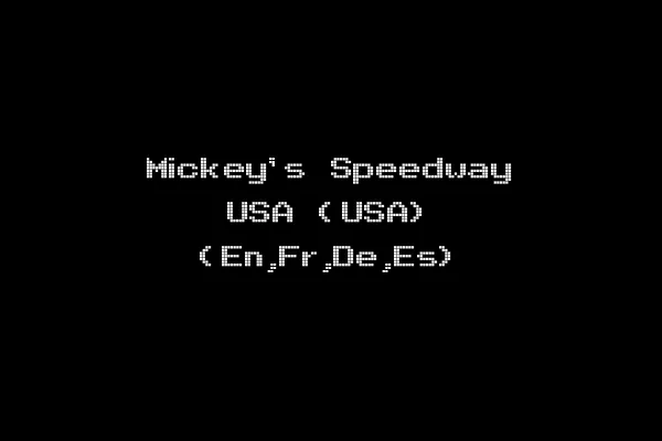 Mickey's Speedway USA (USA) (En,Fr,De,Es)