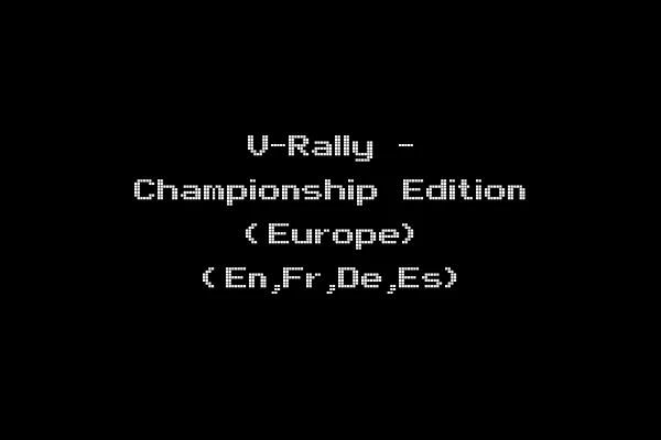 V-Rally - Championship Edition (Europe) (En,Fr,De,Es)