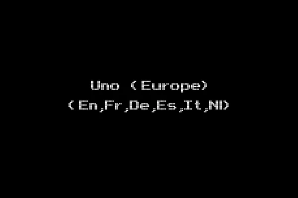 Uno (Europe) (En,Fr,De,Es,It,Nl)