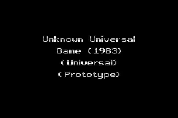 Unknown Universal Game (1983) (Universal) (Prototype)