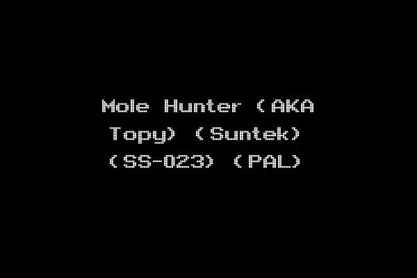 Mole Hunter (AKA Topy) (Suntek) (SS-023) (PAL)