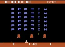 Pepsi Invaders - Coke Wins (Coca-Cola, Coke & Pepsi) (1983) (Atari, Richard Maurer, Christopher H. Omarzu - Coca Cola)