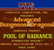 Advanced Dungeons & Dragons - Pool of Radiance (Japan)