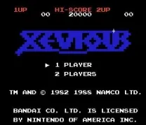 Xevious - The Avenger (USA)