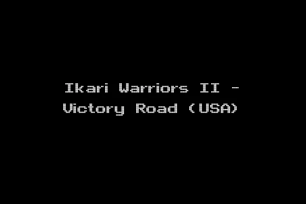 Ikari Warriors II - Victory Road (USA)
