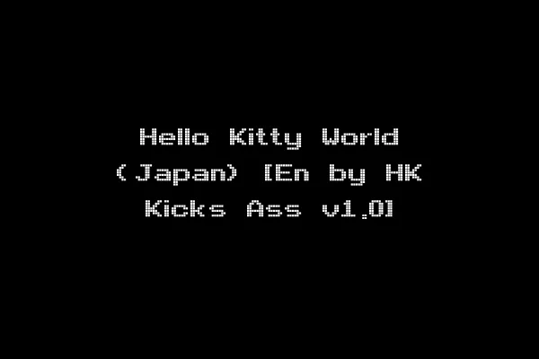 Hello Kitty World (Japan) [En by HK Kicks Ass v1.0]