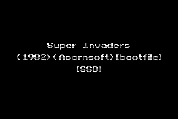 Super Invaders (1982)(Acornsoft)[bootfile] [SSD]