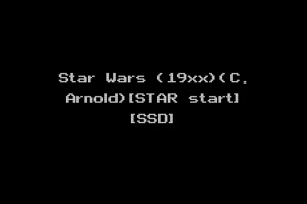 Star Wars (19xx)(C. Arnold)[STAR start] [SSD]