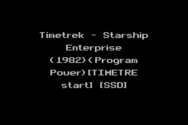 Timetrek - Starship Enterprise (1982)(Program Power)[TIMETRE start] [SSD]