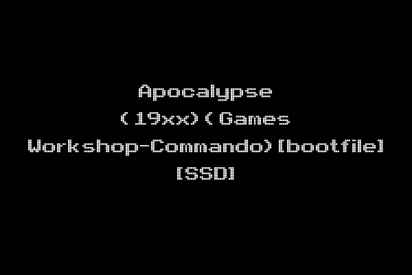 Apocalypse (19xx)(Games Workshop-Commando)[bootfile] [SSD]