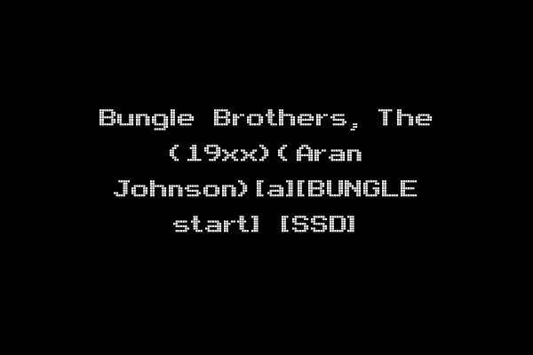 Bungle Brothers, The (19xx)(Aran Johnson)[a][BUNGLE start] [SSD]