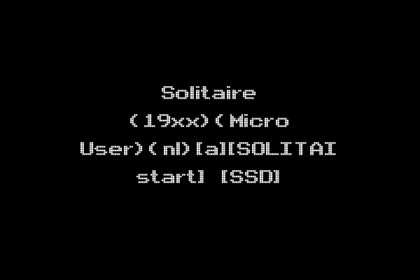 Solitaire (19xx)(Micro User)(nl)[a][SOLITAI start] [SSD]