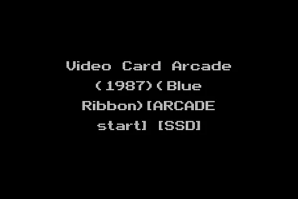 Video Card Arcade (1987)(Blue Ribbon)[ARCADE start] [SSD]
