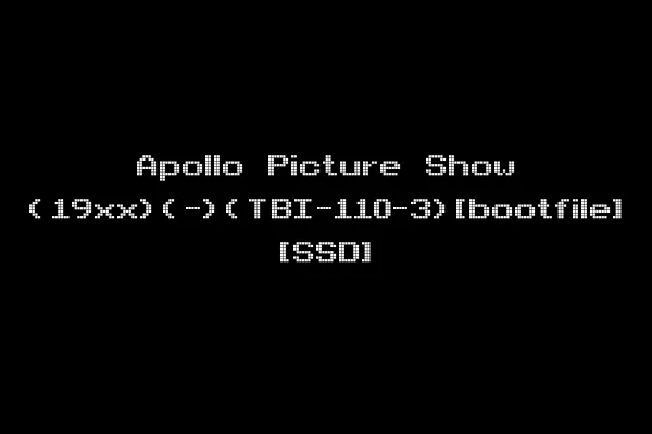 Apollo Picture Show (19xx)(-)(TBI-110-3)[bootfile] [SSD]