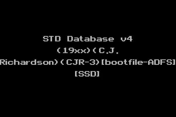 STD Database v4 (19xx)(C.J. Richardson)(CJR-3)[bootfile-ADFS] [SSD]