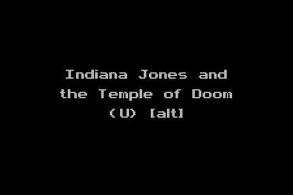 Indiana Jones and the Temple of Doom (U) [alt]