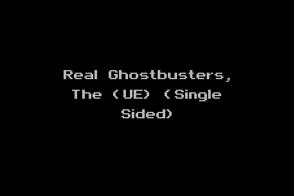 Real Ghostbusters, The (UE) (Single Sided)