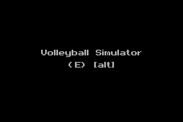 Volleyball Simulator (E) [alt]