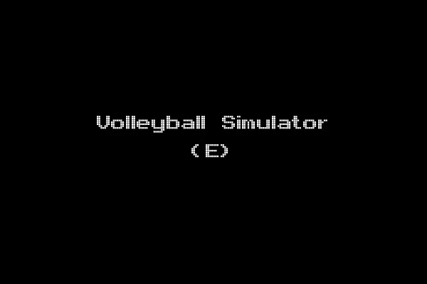 Volleyball Simulator (E)