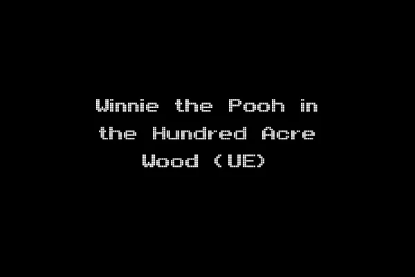 Winnie the Pooh in the Hundred Acre Wood (UE)