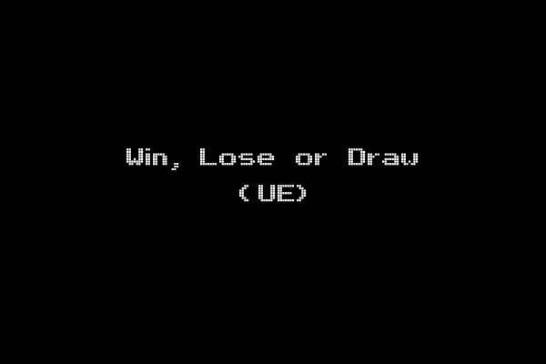 Win, Lose or Draw (UE)