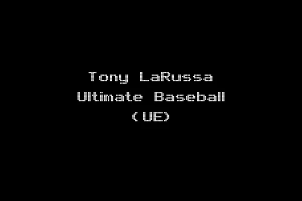 Tony LaRussa Ultimate Baseball (UE)