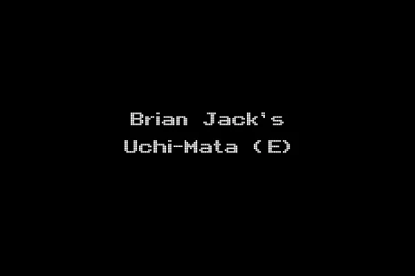 Brian Jack's Uchi-Mata (E)