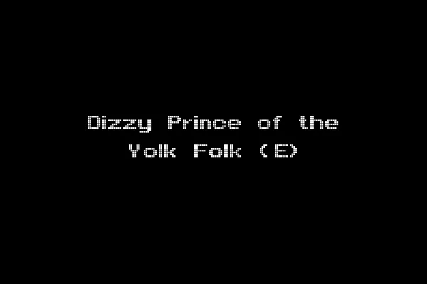 Dizzy Prince of the Yolk Folk (E)