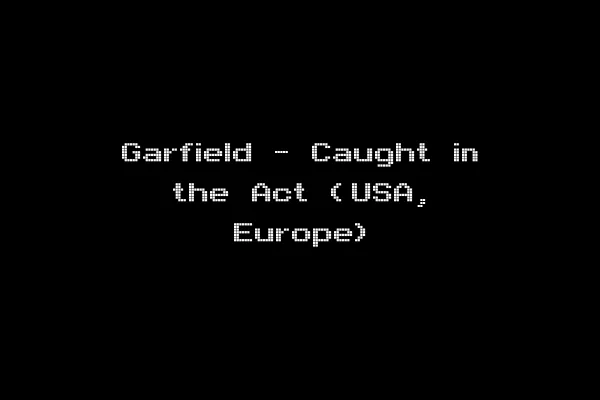 Garfield - Caught in the Act (USA, Europe)