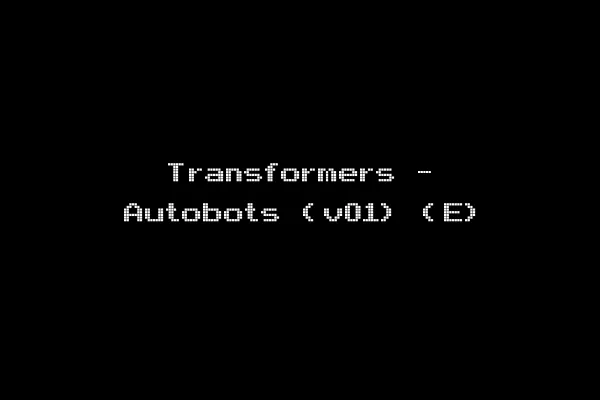 Transformers - Autobots (v01) (E)