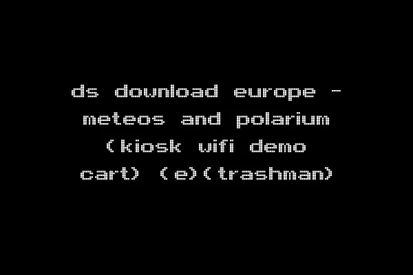 ds download europe - meteos and polarium (kiosk wifi demo cart) (e)(trashman)