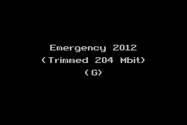 Emergency 2012 (Trimmed 204 Mbit) (G)