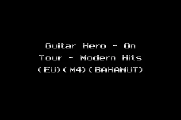 Guitar Hero - On Tour - Modern Hits (EU)(M4)(BAHAMUT)